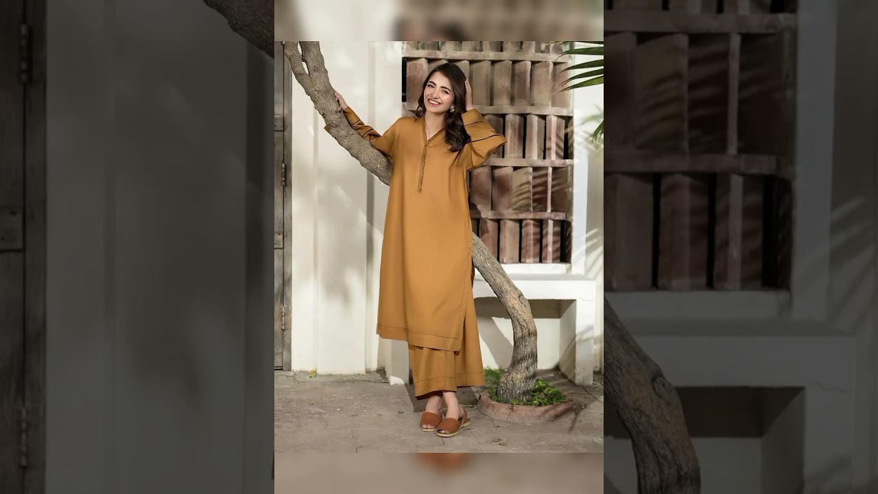 Two piece dress design 