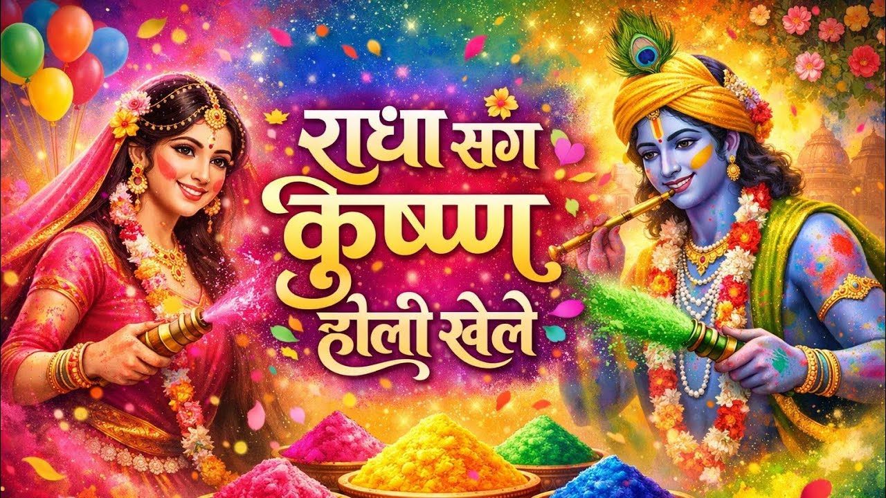 राधा संग कृष्ण होली खेले | Holi Special Radha Krishna Bhajan 2026 | New Superhit Devotional Song