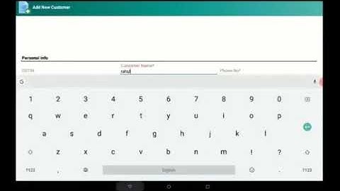 JOY POS - Generating first bill