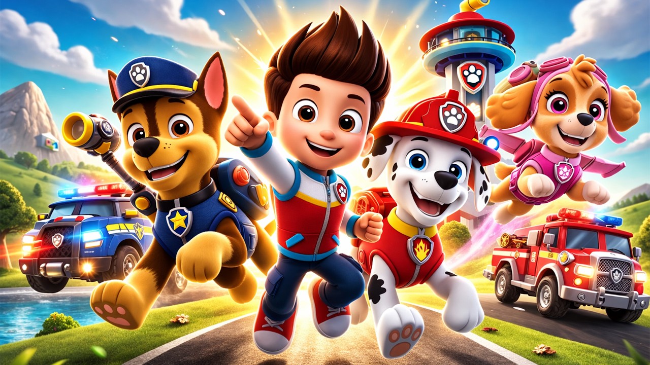 Ryder and His Rescue Pups Save the Day! 🚨🐾  |  Funny Ryder Animation