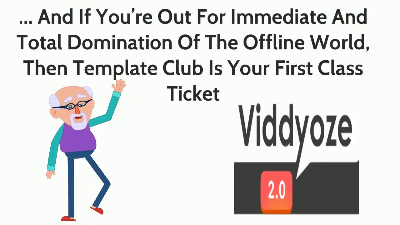 Viddyoze Template Club Review + Bonus   How Viddyoze Work 4U
