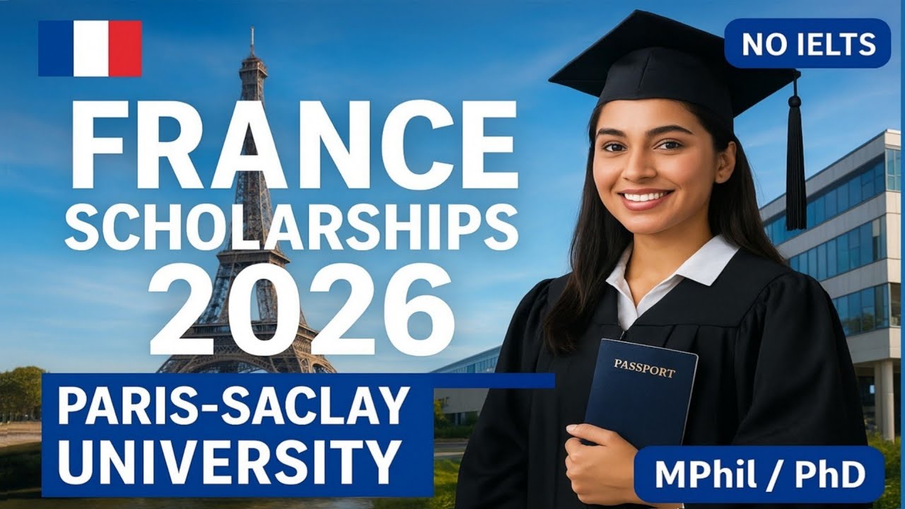 France Scholarships 2026 | Paris-Saclay University | MPhil and PhD