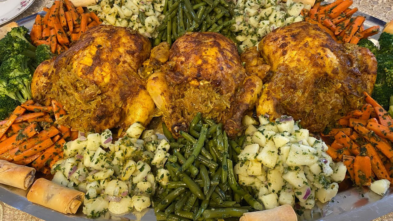 الدجاج معمر بالشعرية الصينية محمر في الفرن 🥰 تحضروه لضيوفكم في أسرع وقت