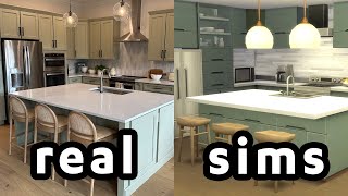 I Renovated My IRL Kitchen (and recreated it in The Sims!)