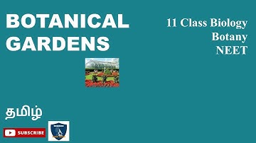 Botanical Gardens in  Tamil | Taxonomy and   Systematic  Botany I Botany I Class 11 | TNSCERT | NEET