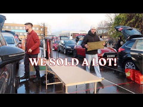 I CAN'T BELIEVE WE SAW THAT! | LONDON CAR BOOT SELLING AT CHRISTMAS