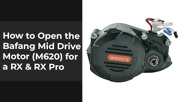 How to Open the Bafang Mid Drive Motor (M620) for a RX and RX Pro