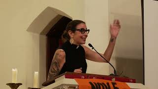 Pastor Danielle of Advent Methodist Church at Oct 15 NYC Organizing Forum, featuring Cornel West