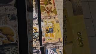 I finished collaging the covers of the mini composition books from my recent dollar tree haul.