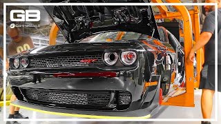 Inside CAR FACTORY Producing the Powerful DODGE CHALLENGER - Production Line