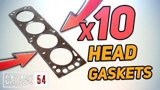 What happens when you fit 10 head gaskets to an engine?
