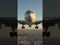 Qatar Airways plane landing over city #QatarAirways #Aviation #Landing #Cityscape