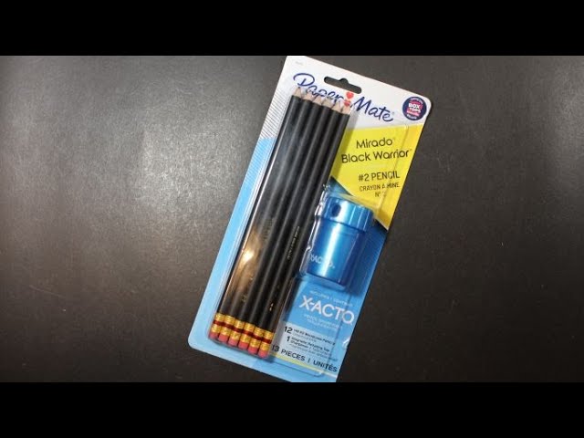 Paper Mate Mirado Black Warrior Pencils Black HB #2 12 Count