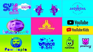 Best logo compilation: Super simple song, pingfong subscribe logo, аэроплан, Coco Martin logo Effect