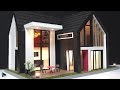 How to Make Dream Mini House #7 - Roof concrete and exterior finish