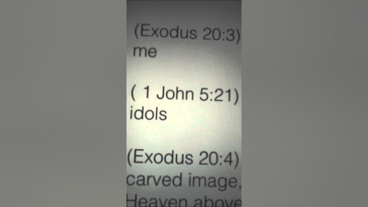 What Does The Bible Say About Idols? YouTube