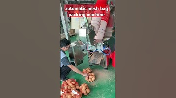 automatic mesh bag packing machine # combination weigher#packing machine#conveyor #potatoes packing