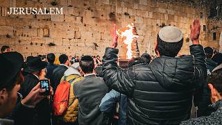 Lag BaOmer celebrations at the Western Wall Jerusalem Israel 2026 ל"ג בעומר בכותל המערבי ירושלים