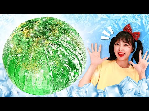 미술 만들기 얼음 실험 <strong>Making</strong> Ice <strong>Ball</strong> [유라]