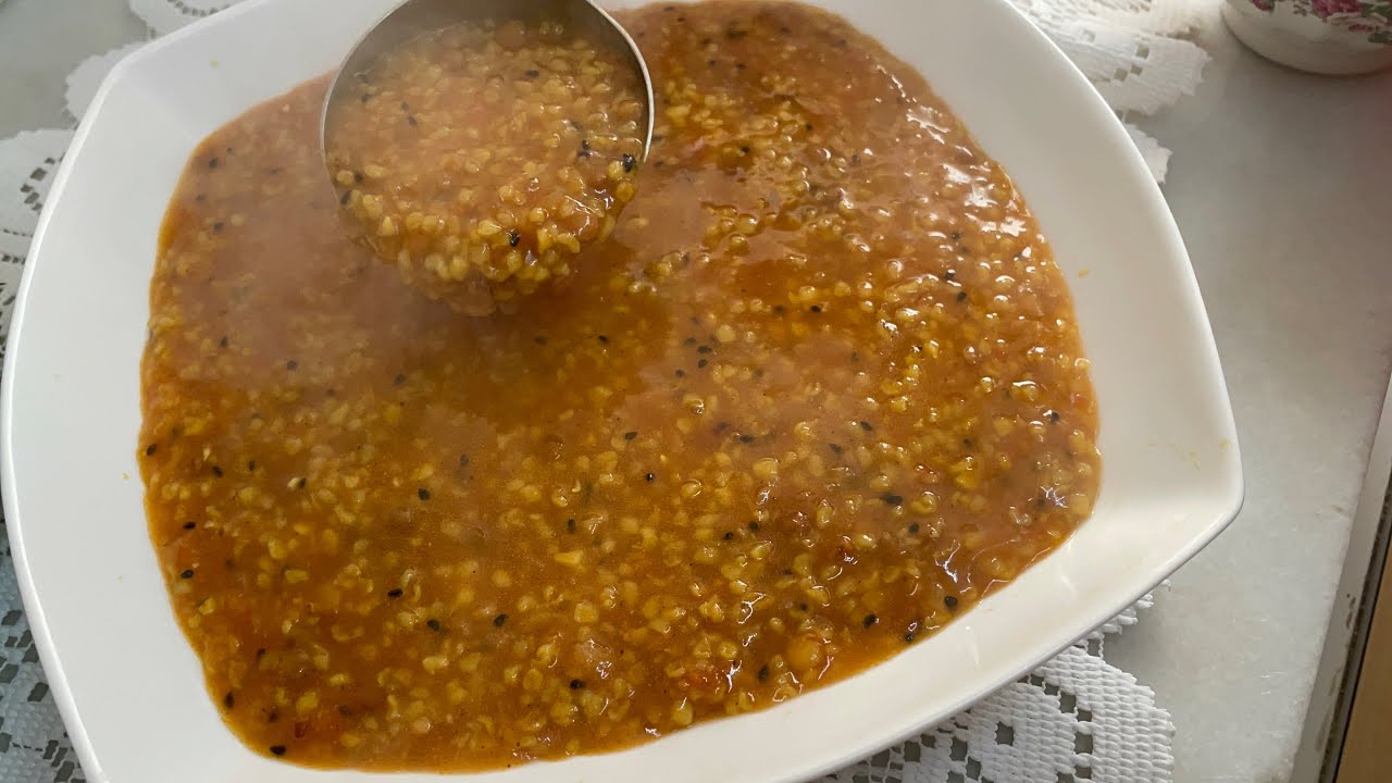 حساء  او حسوة الذرة مع الحبوب لذيذة و هذا وقتها مفيدة و صحية بطريقة جد بسيطة