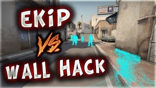 WALL HACK VS EKİP 5 KİŞİLER !! NASIL AĞLIYORLAR AMA (CS:GO)