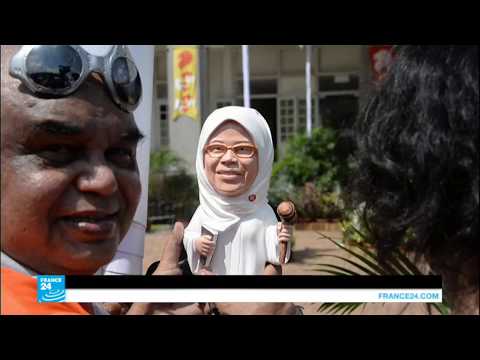 حليمة يعقوب أول رئيسة مسلمة في سنغافورة