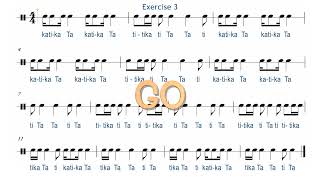 SYNCOPATION RHYTHM EXERCISE FOR INTERMEDIATE SIGHT READING (Part 1) #musiclessons