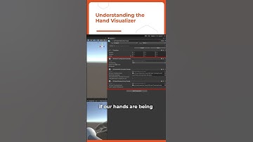 Understand the Hand Visualizer in Unity for Hand Tracking #handtracking #unityxr #gamedev