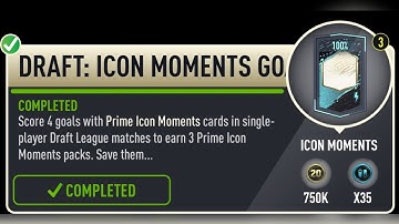 *3 PRIME ICON MOMENTS PACKS* DRAFT: ICON MOMENTS GOALS - WEEKLY OBJECTIVES |PACYBITS 20