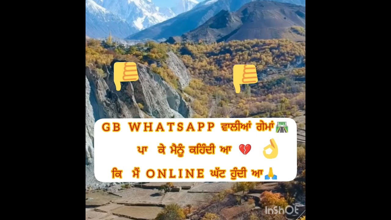 GB WHATSAPP WALIYA GAMEA PUNJABI SAD SHAYARI ?? STATUS AND HEART TOUCHING