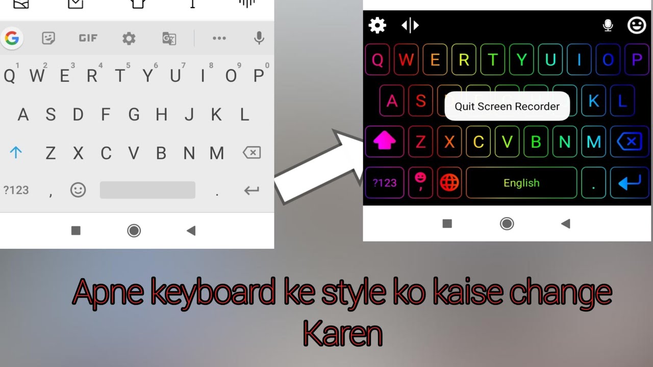 How to change keybord - YouTube