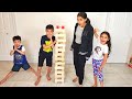 Jenga Giant Game Challenge with HZHtube Kids Fun