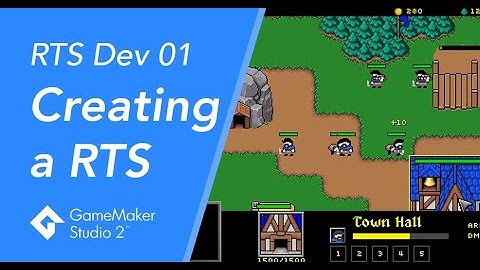 RTS Dev 01 - Creating a RTS in Game Maker Studio 2