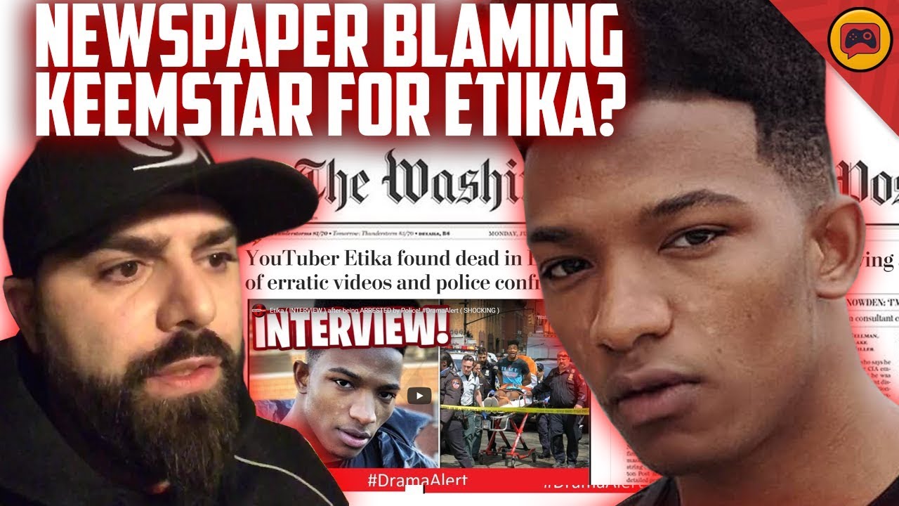 Keemstar Blamed for Etika by Washington Post is Disturbing YouTube