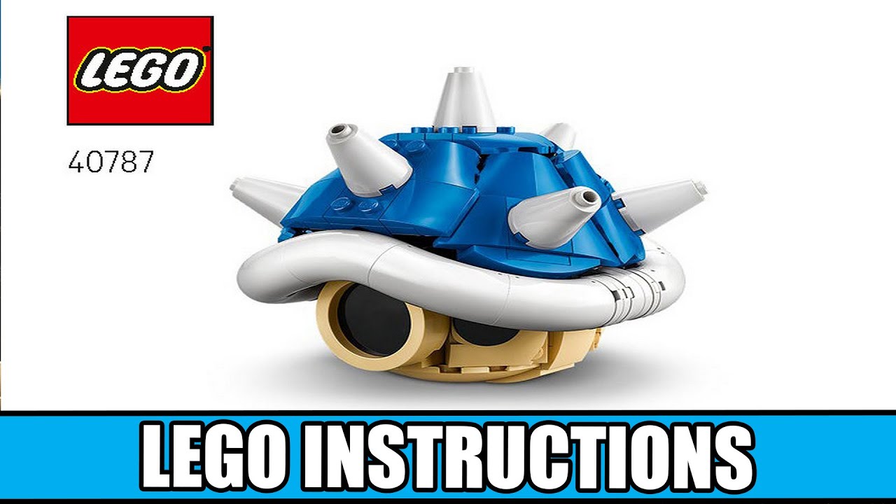 Super Mario - Mario Kart - Spiny Shell - Promotional LEGO instructions