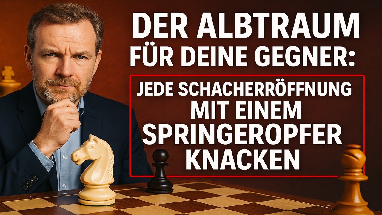 Der Albtraum für deine Gegner: Jede Schacheröffnung mit einem Springeropfer knacken