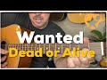 Wanted Dead or Alive | Bon Jovi | Beginner Guitar Lesson