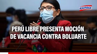 🔴🔵Perú Libre presenta moción de vacancia contra Dina Boluarte