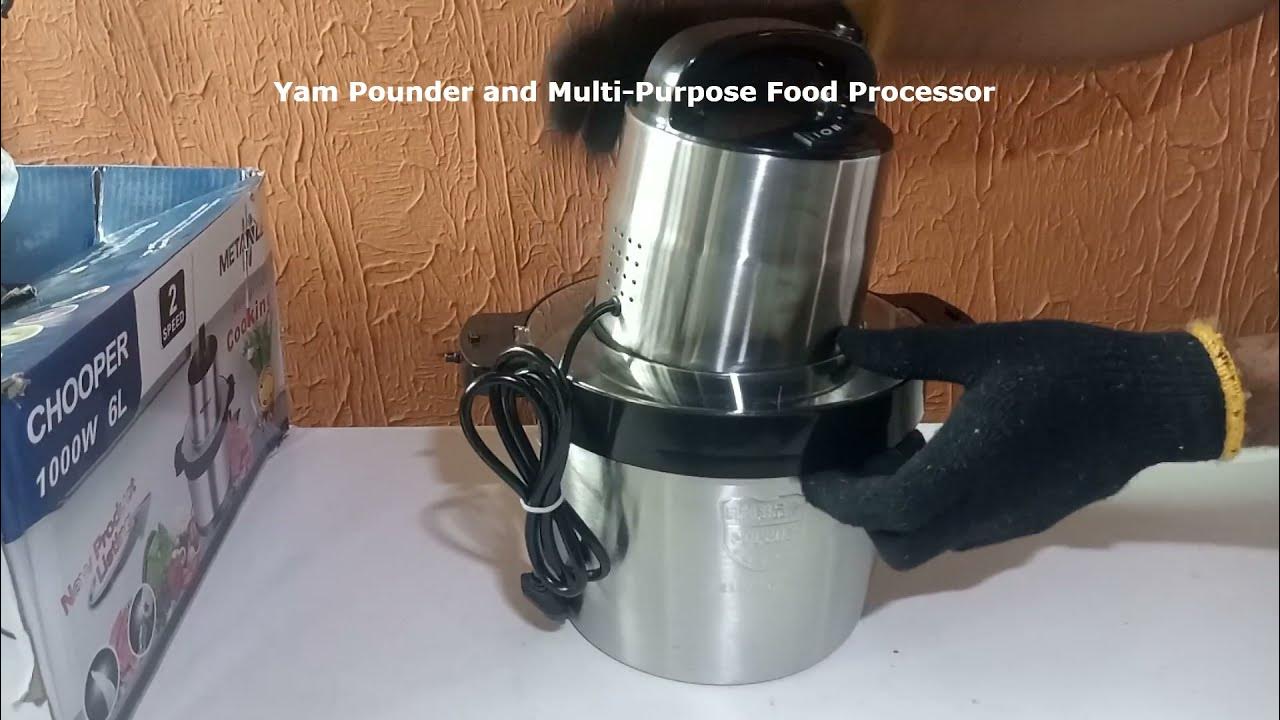 Yam Pounder and MultiFunctional Food Processor YouTube