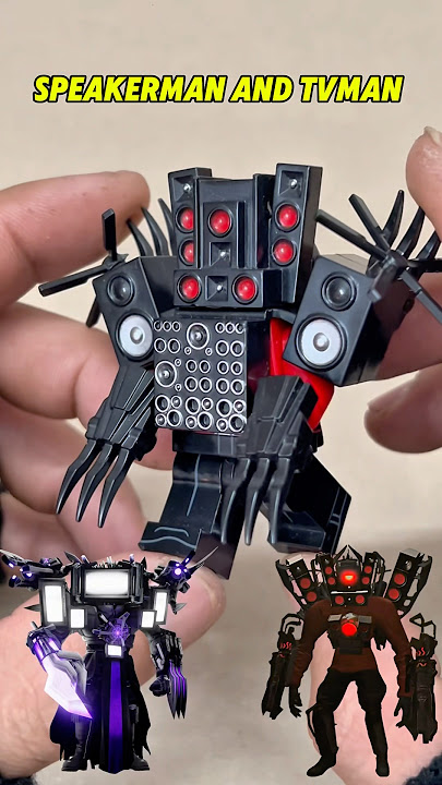 LEGO Skibidi Toilet - Upgraded Titan Speakerman And Tvman #lego #skibiditoilet