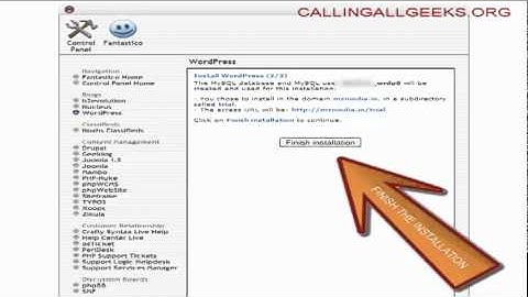 How to Install WordPress on Hostgator using cPanel Fantastico.flv