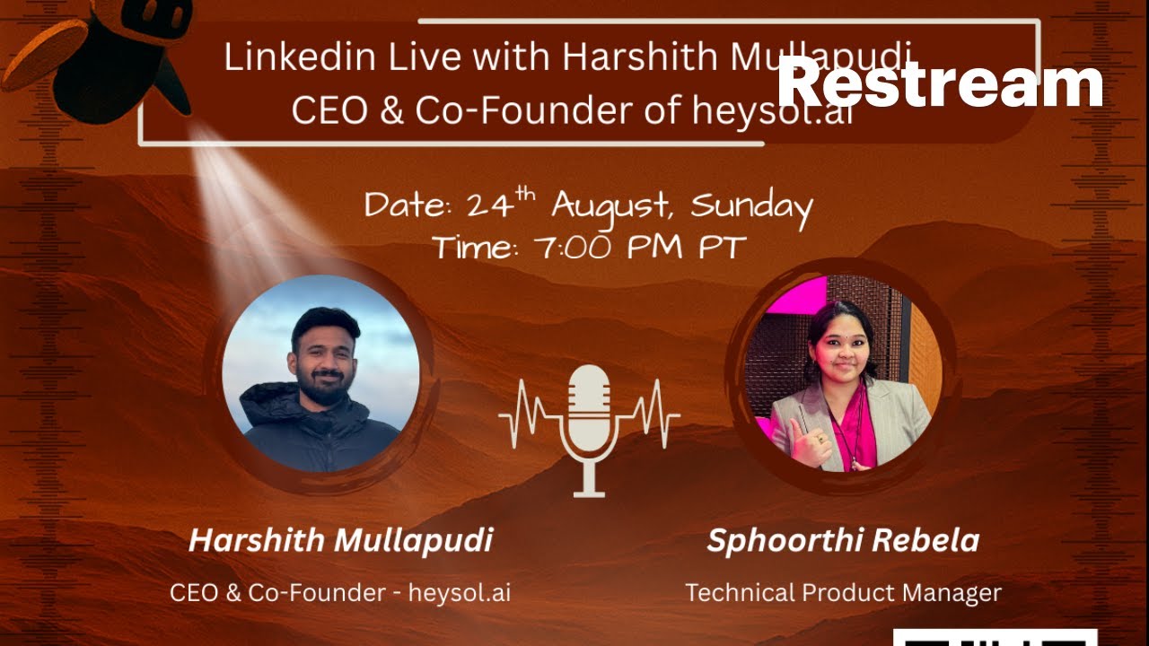Live with CEO & Co-Founder of Heysol.ai