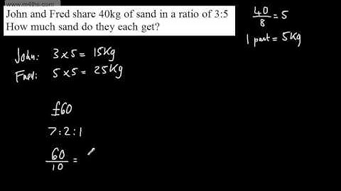 C Grade Level Descriptors   GCSE Maths   Ratios Sharing