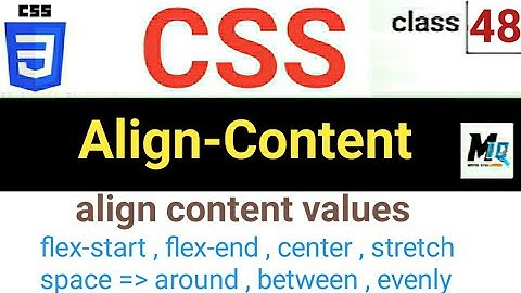CSS Align-Content properties | in Urdu tutorial for beginner