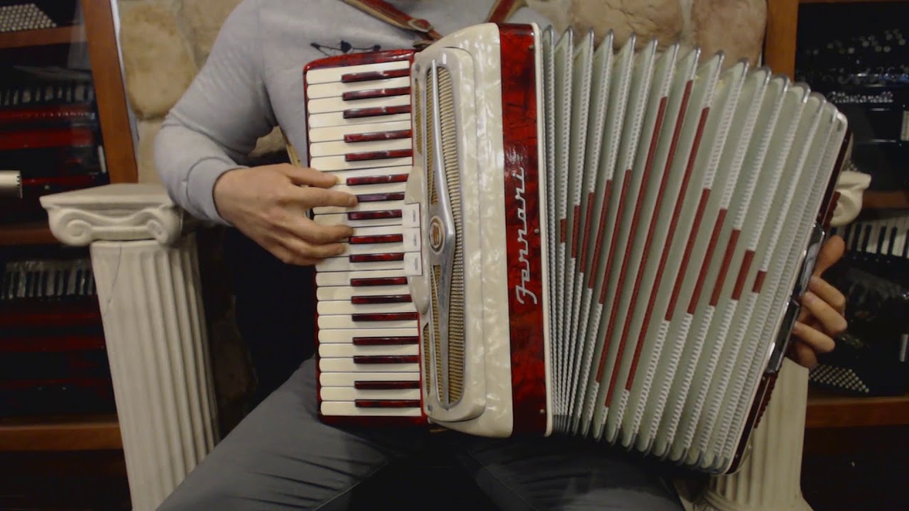 しょぱん SCANDALLI ACCORDION 41 KEYS, 120 BASS, WITH 2 TREBLE