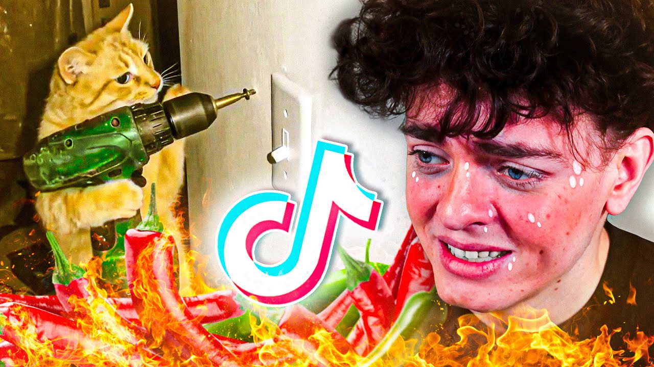 TikToks, aber jedes Lachen = 1 Chilli essen... 🌶️🔥(katastrophe)