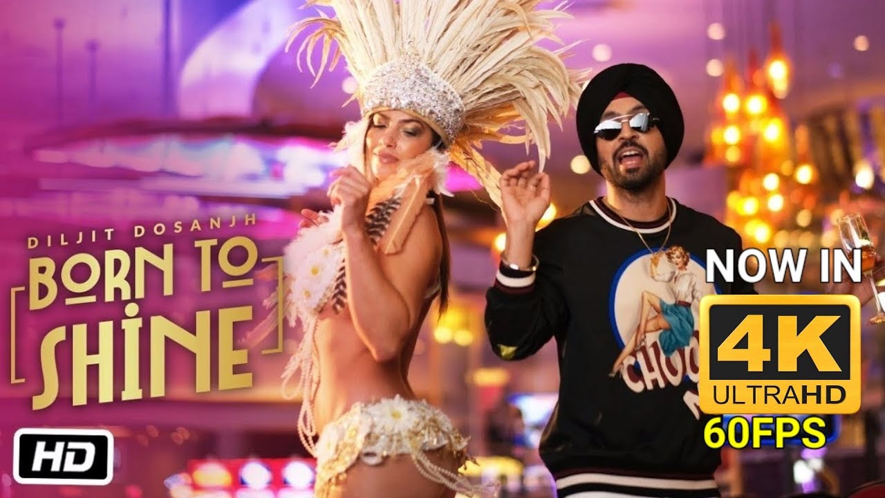 Born To Shine 4K 60fps  Official Music Video  GOAT  Diljit Dosanjh