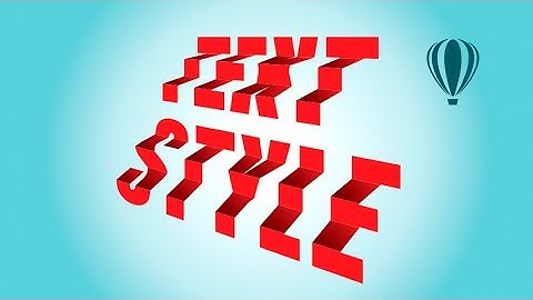 Text effect-4 in Coreldraw with CMYK mode | Corel X7 | Corel Draw Tutorials | GRAPHICSLANCE