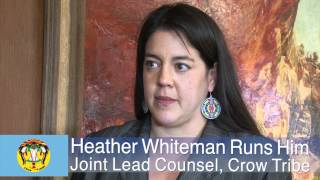 Crow Tribe, United States and State of Montana Sign Historic Water Compact