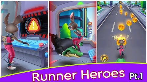 Runner Heroes - Game Gameplay Part 1 (Android, ios)